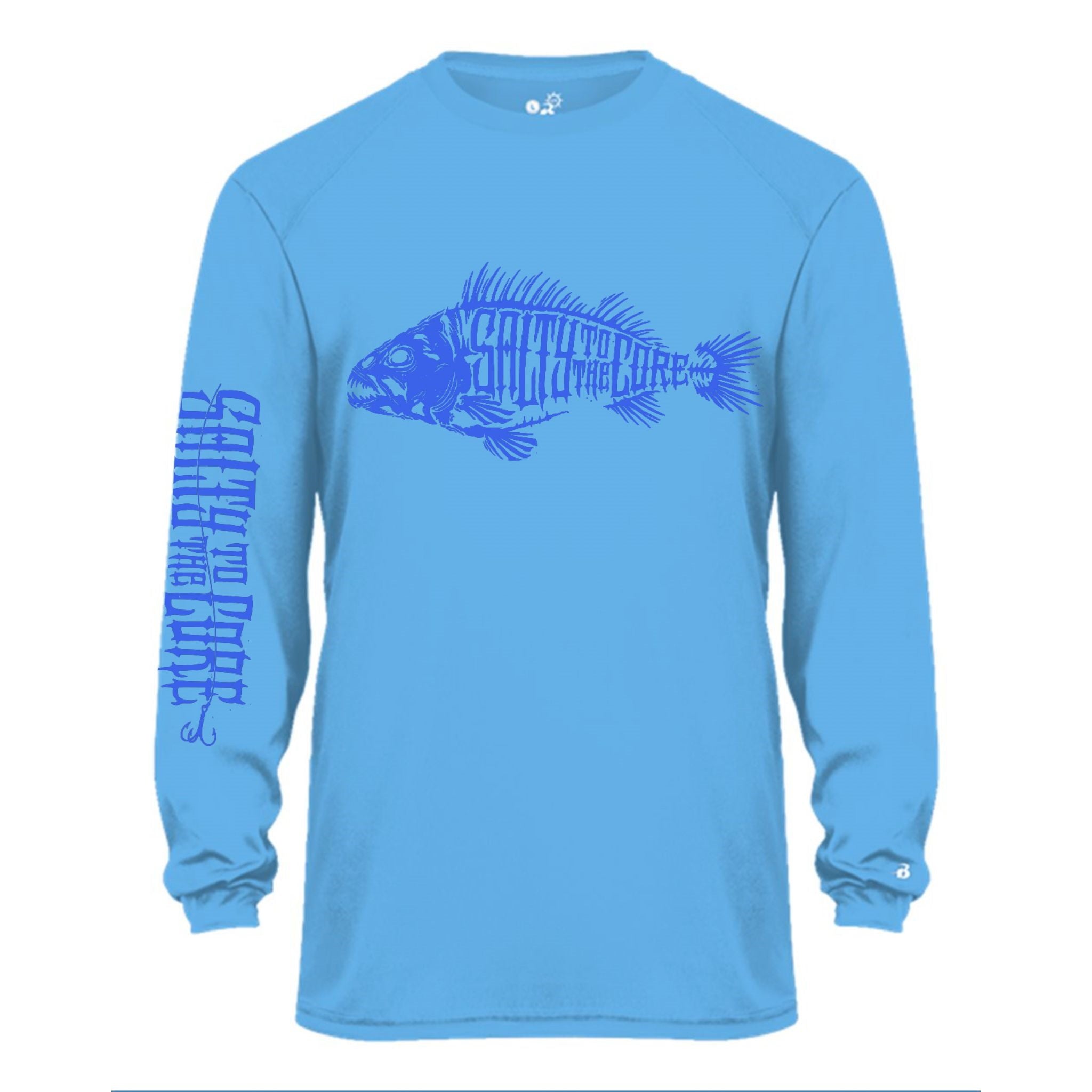 Black Hall Ausstatter, BHO "Salty to the Core" Bone Fish SolarUV Langarm-Shirt