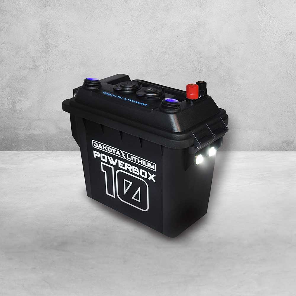 Dakota Lithium, Dakota Lithium Powerbox 10, 12V 10AH Batterie enthalten