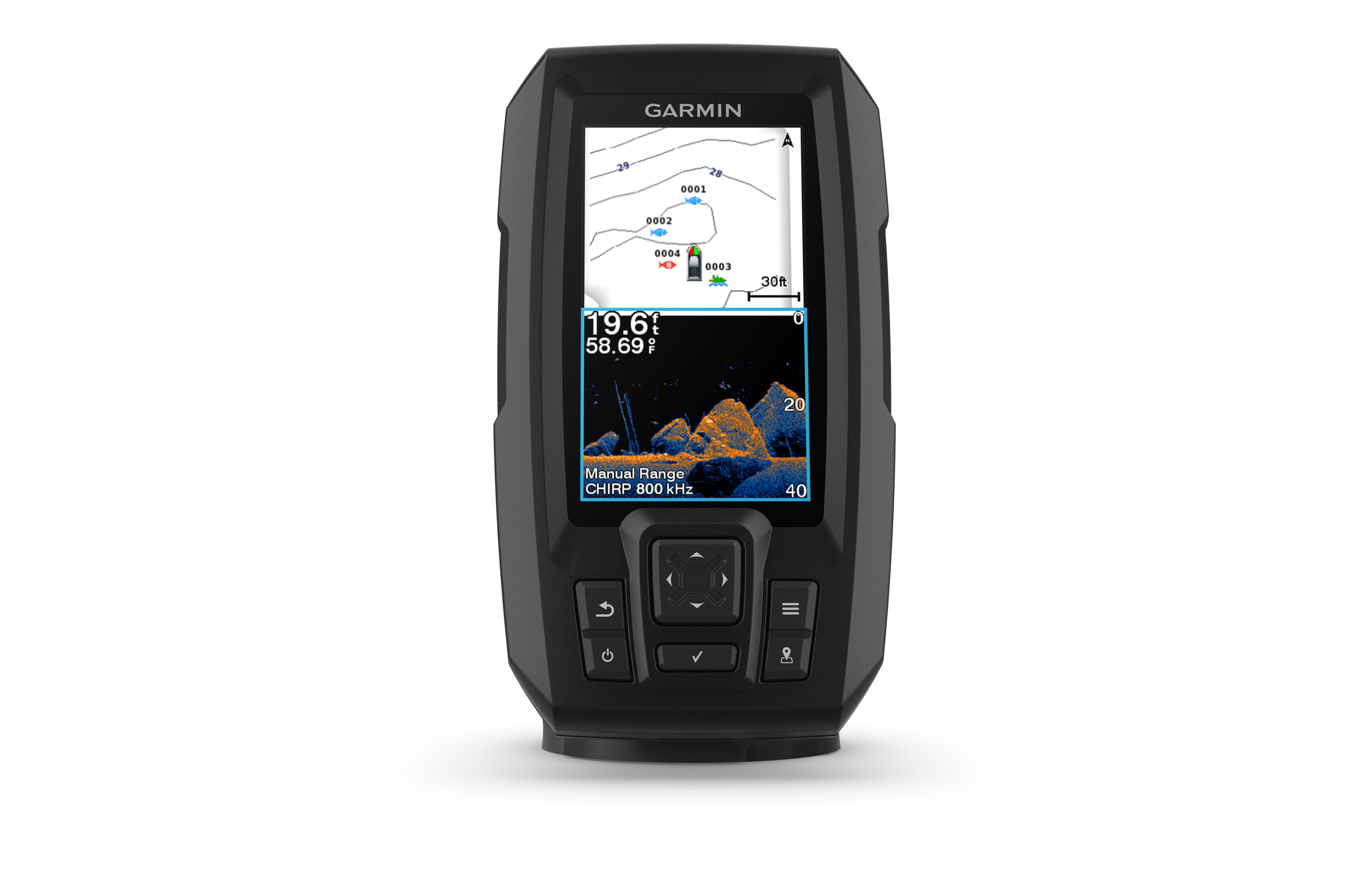 Garmin, Garmin Striker Vivid 4cv, mit GT20