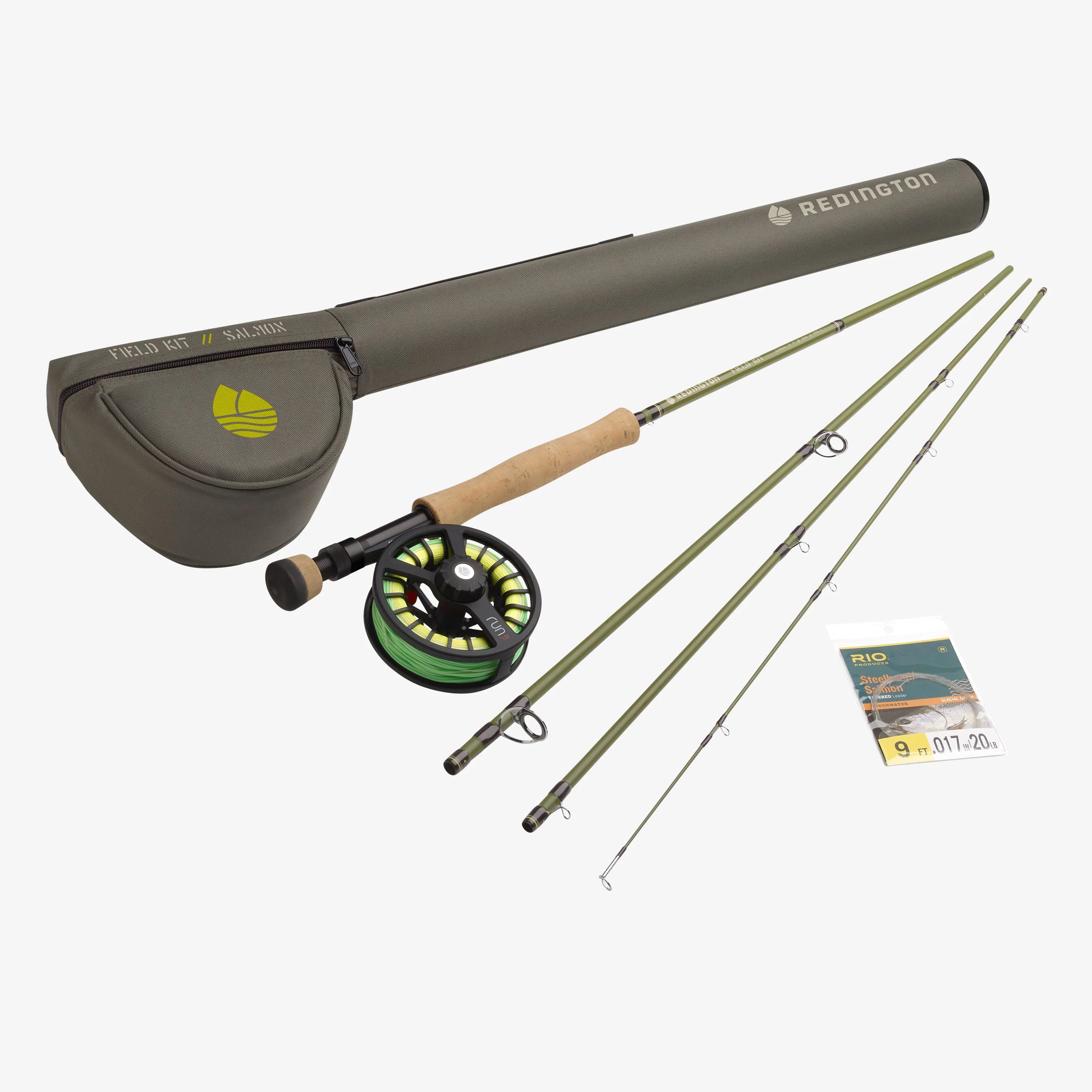 Redington, Lachs Feld Kit Fliegenfischen Combo