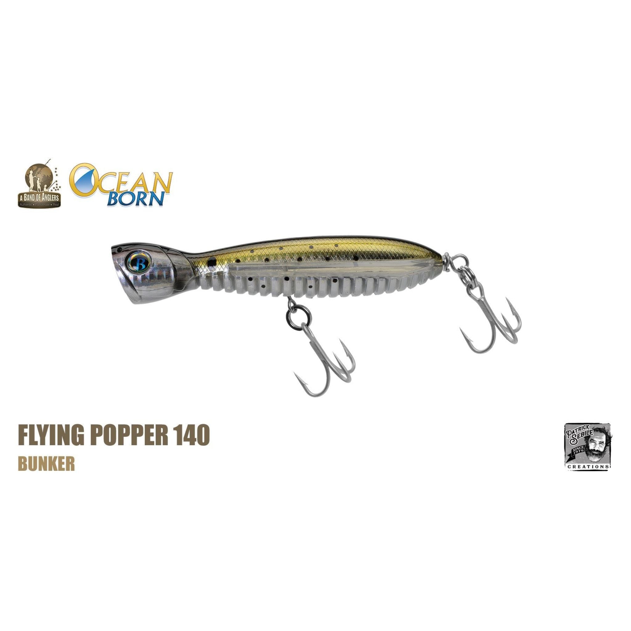 Ozean geboren, Ocean Born Flying Popper 140 SLD Oberwasser-Popper