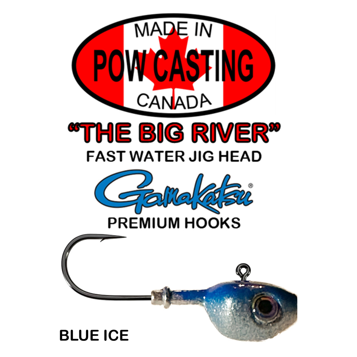 Pow Casting, POW Casting The Big River Schnellwasser Jig Head