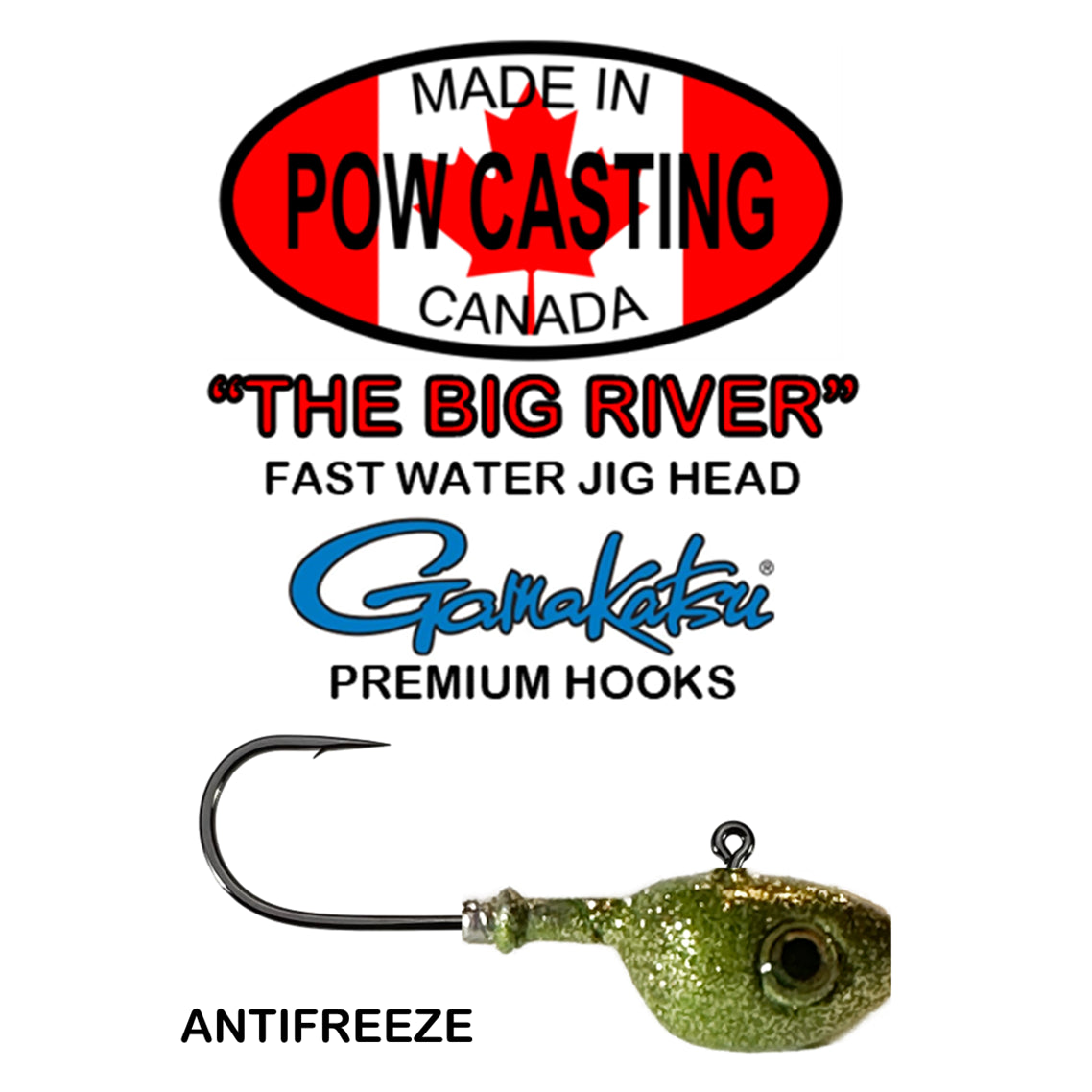 Pow Casting, POW Casting The Big River Schnellwasser Jig Head