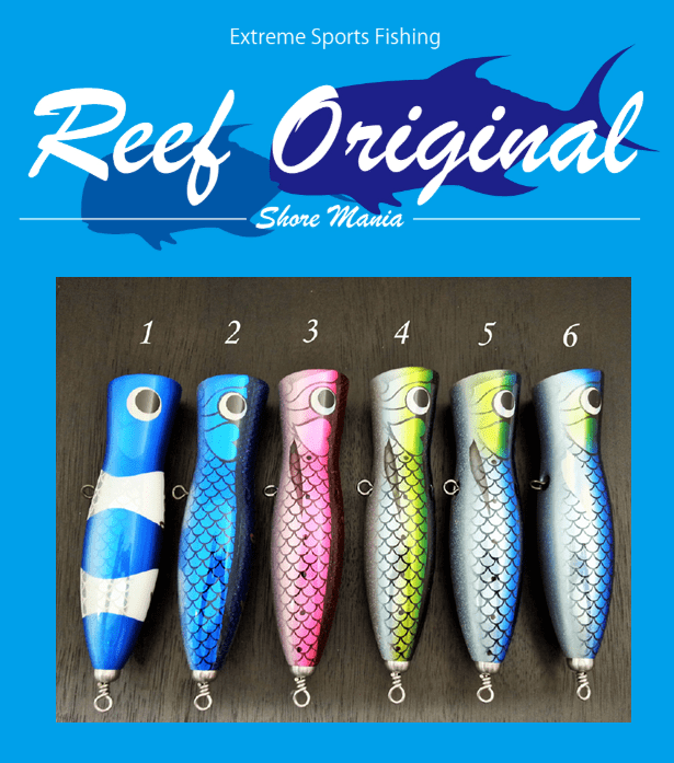 REEF ORIGINAL, Reef Original Handmade Holzköder - Big Popper 170