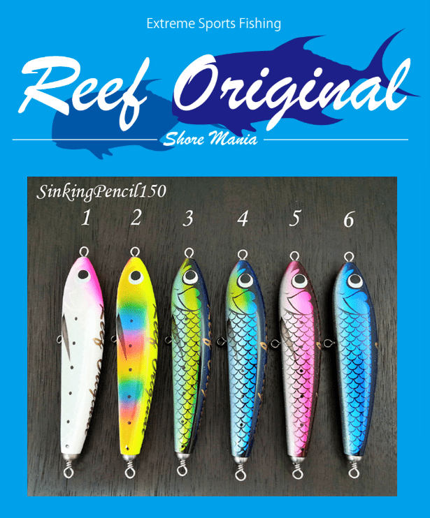 REEF ORIGINAL, Reef Original Handmade Holzköder - Sinking Pencil 150