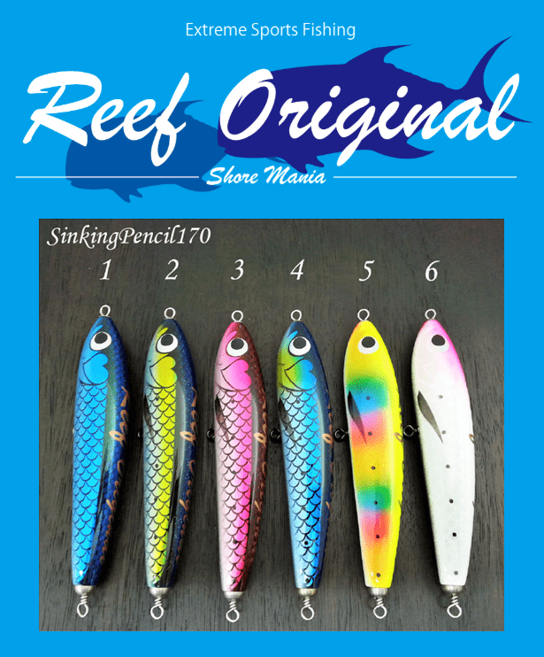 REEF ORIGINAL, Reef Original Handmade Holzköder - Sinking Pencil 170