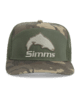 Simms, Simms 7 Panel braune Forelle Trucker Hut