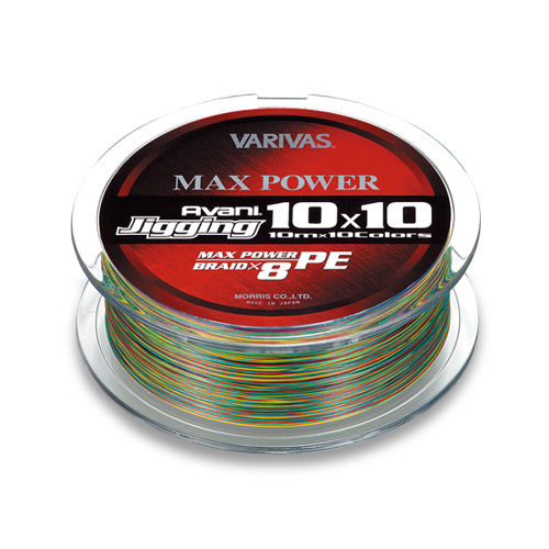 Varivas, Varivas Avani Jigging 10 x 10 Max Power 8 Geflecht PE Schnur