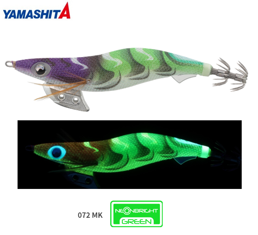 Yamashita, Yamashita EGI-OH K NEONBRIGHT Squid Jig Größe #2.5