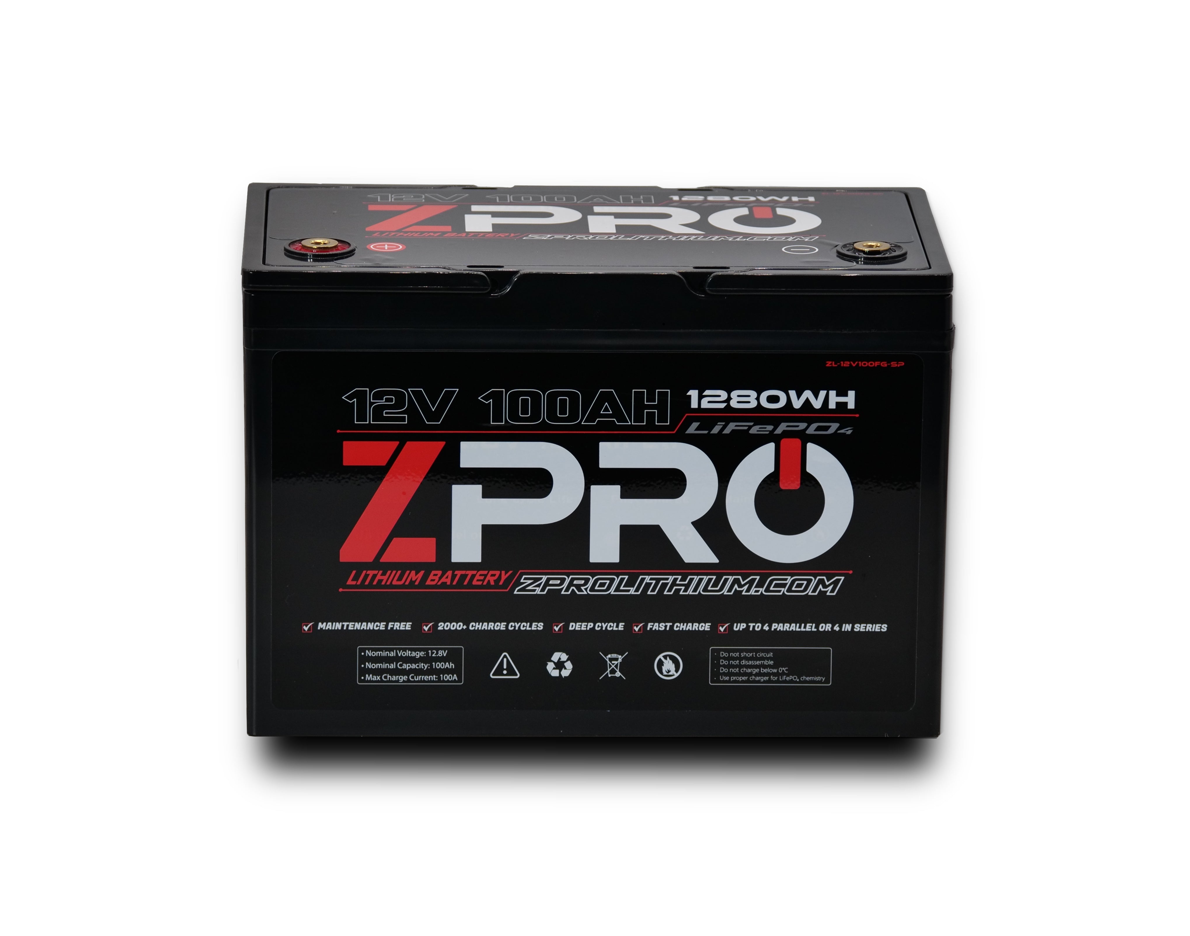 ZPRO Lithium, ZPRO Lithium - 12V100AH Lithium-Batterie