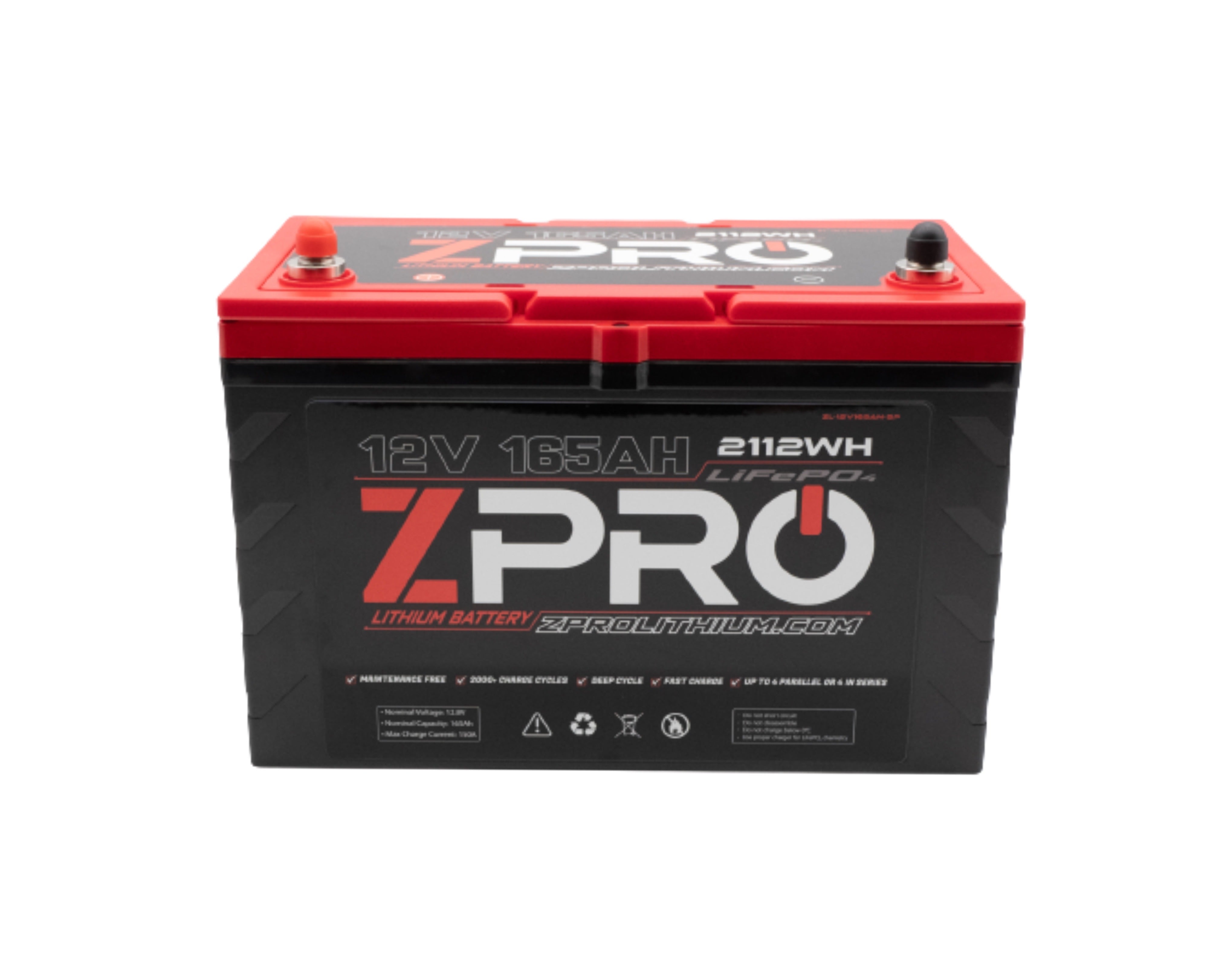 ZPRO Lithium, ZPRO Lithium - 12V165AH Lithium-Batterie