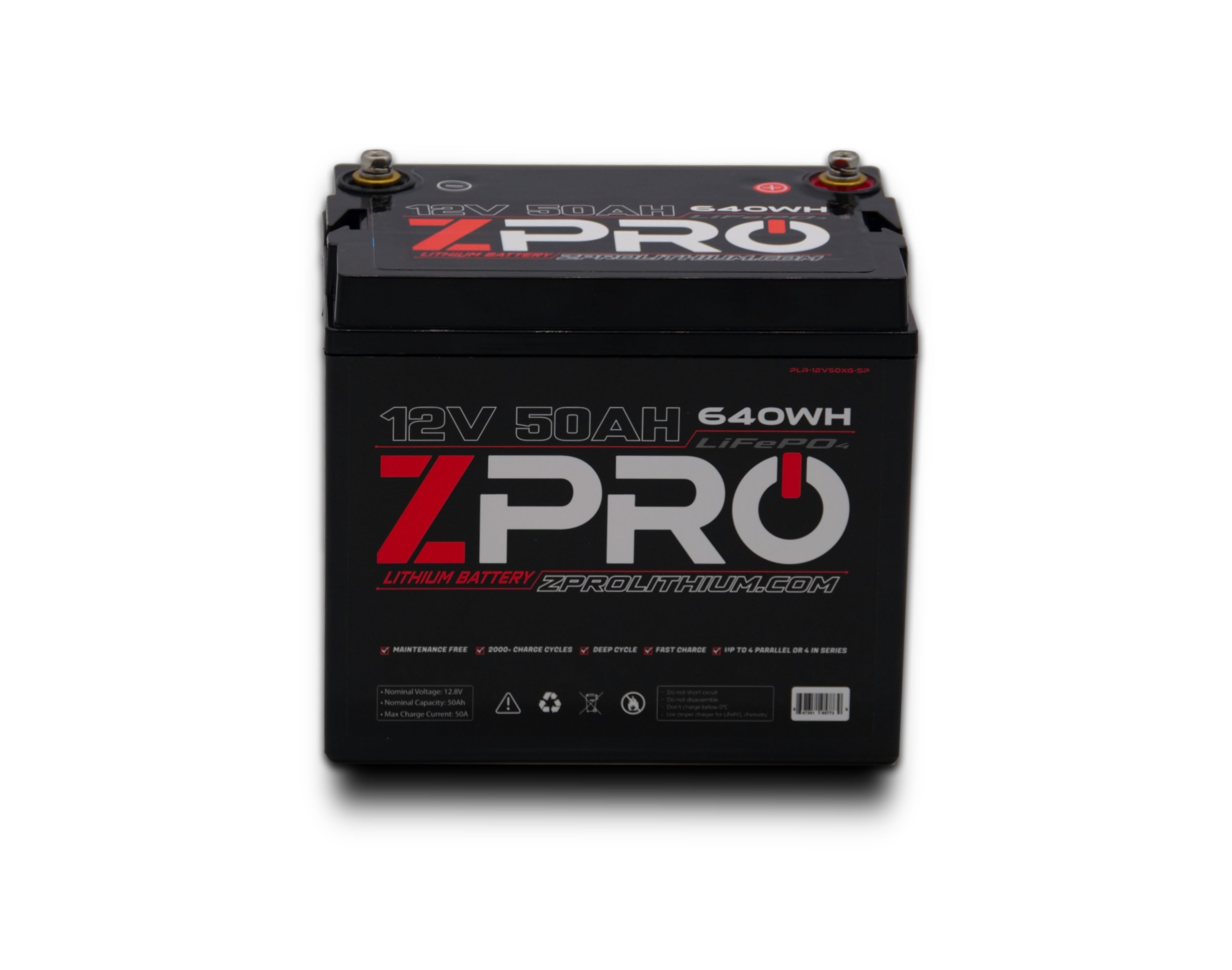 ZPRO Lithium, ZPRO Lithium - 12V50AH Lithium-Batterie