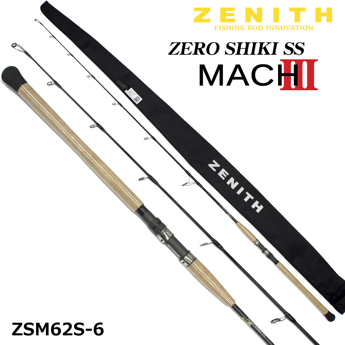 Zenith, Zenith Zeroshiki Mach3 ZSM62S-6 Offshore-Jigging-Rute (Spinnmodell)